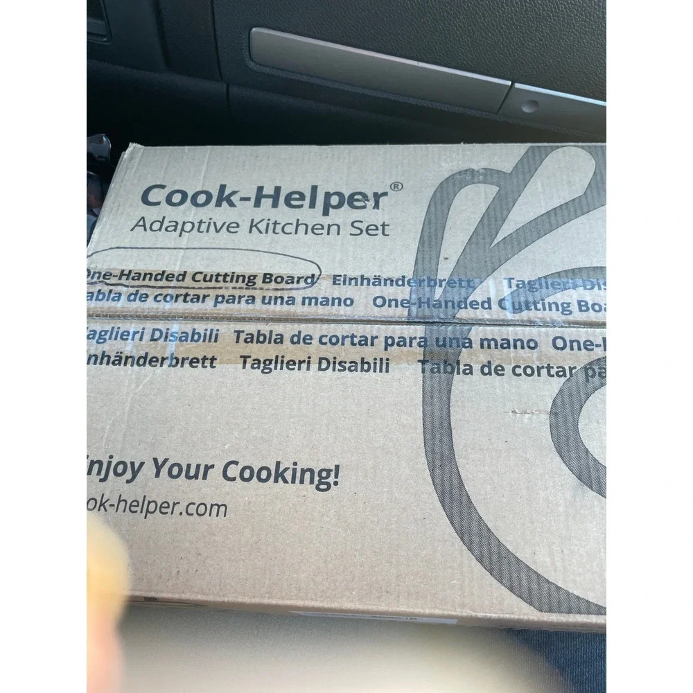 One-Handed Cutting Board, Handicap Kitchen Tools Adaptive Kitchen Set